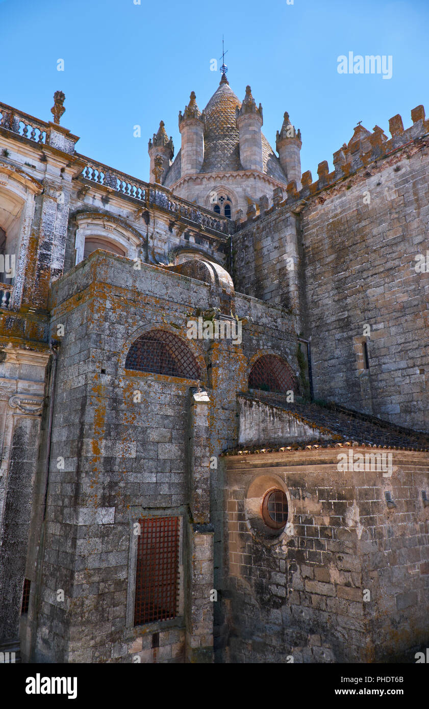 Cathédrale d'Evora (Se de Evora). Evora. Le Portugal. Banque D'Images