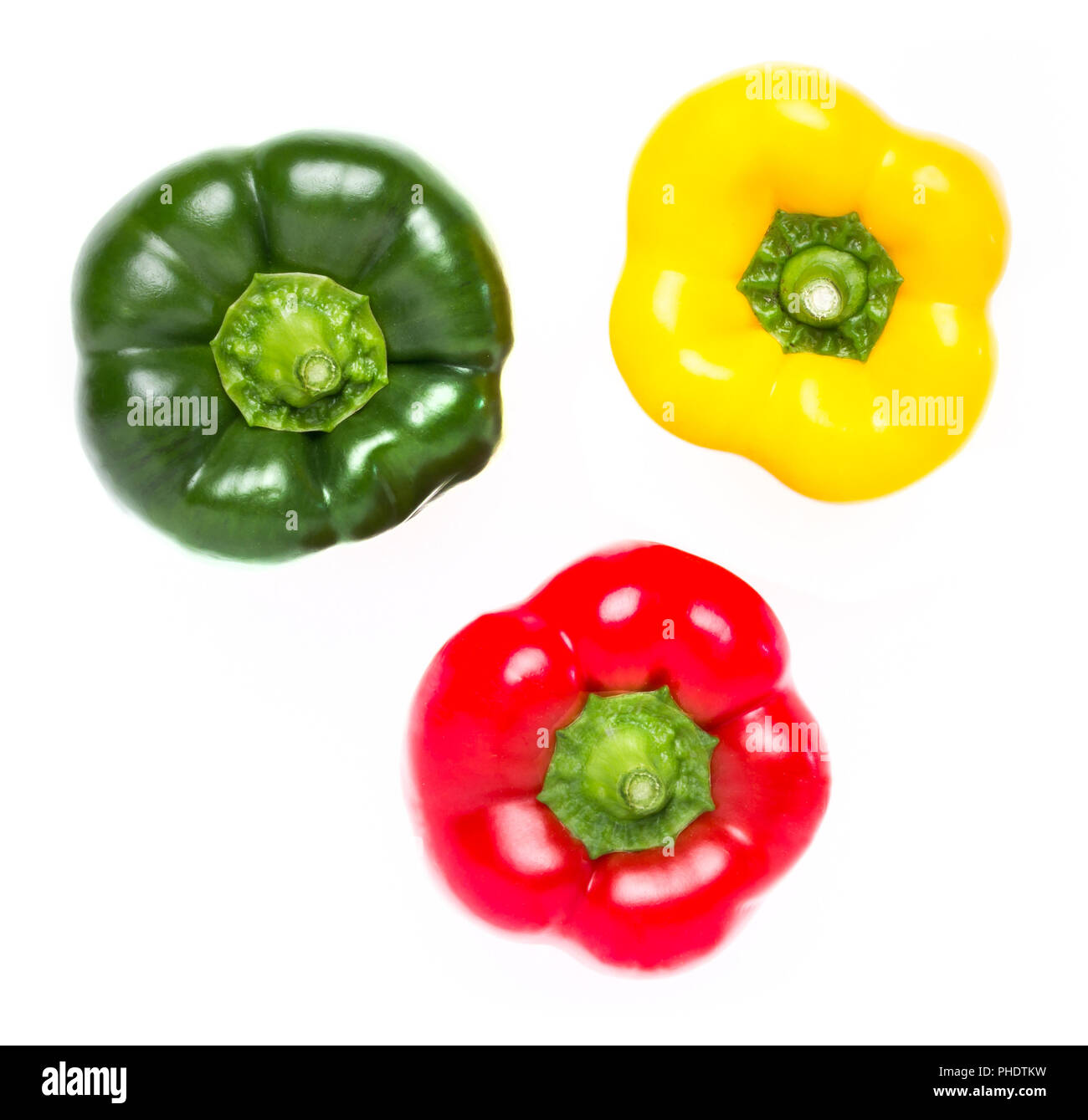 Poivrons rouges verts jaunes Banque de photographies et d’images à ...