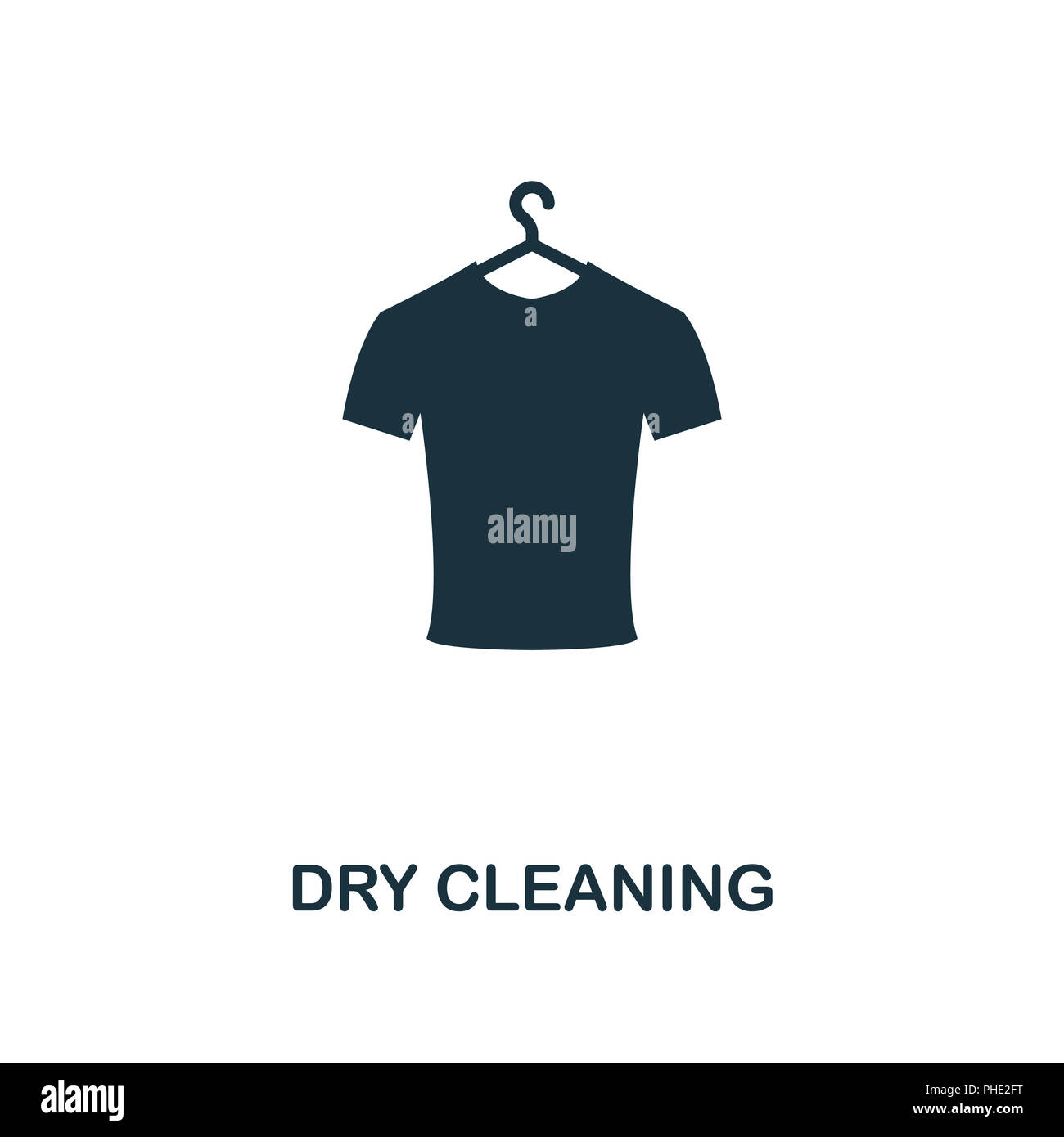 Nettoyage à sec l'icône de création. Élément simple illustration. Nettoyage à sec Nettoyage de conception symbole concept collection. Peut être utilisé pour le mobile et web d Banque D'Images