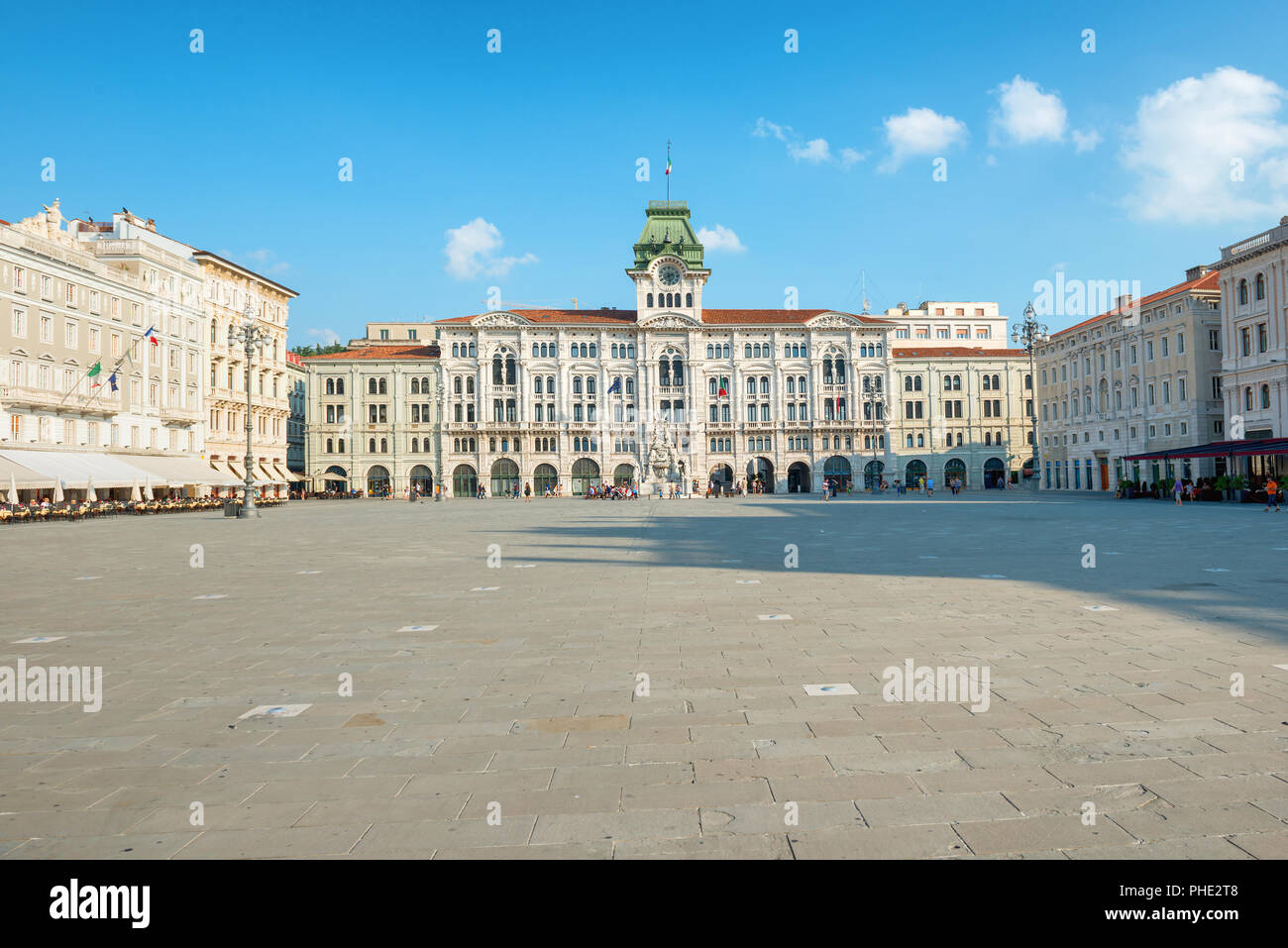 Place de la vieille ville en ville européenne Banque D'Images
