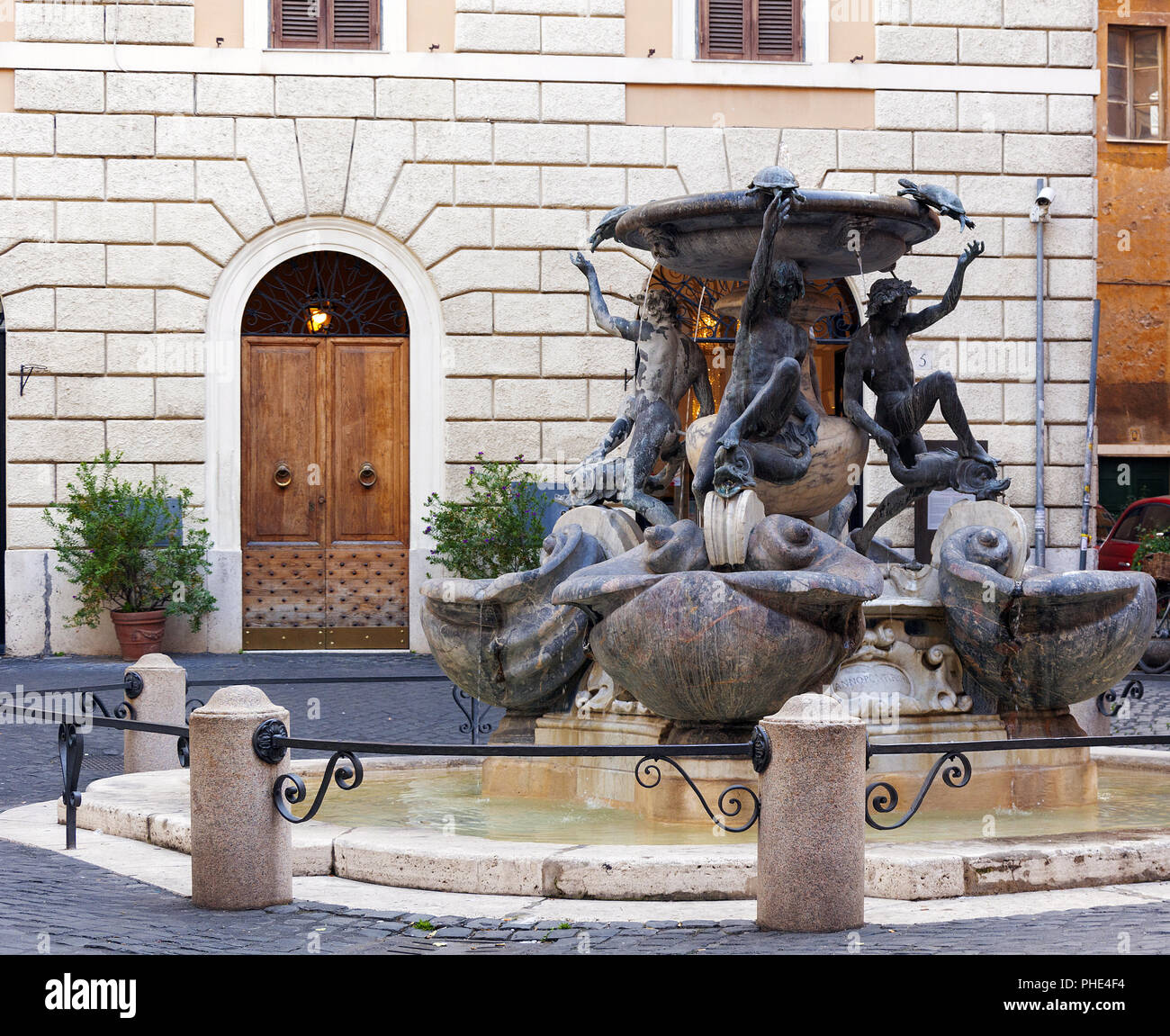 La Fontana delle Tartarughe (La fontaine des tortues à Rome) Banque D'Images