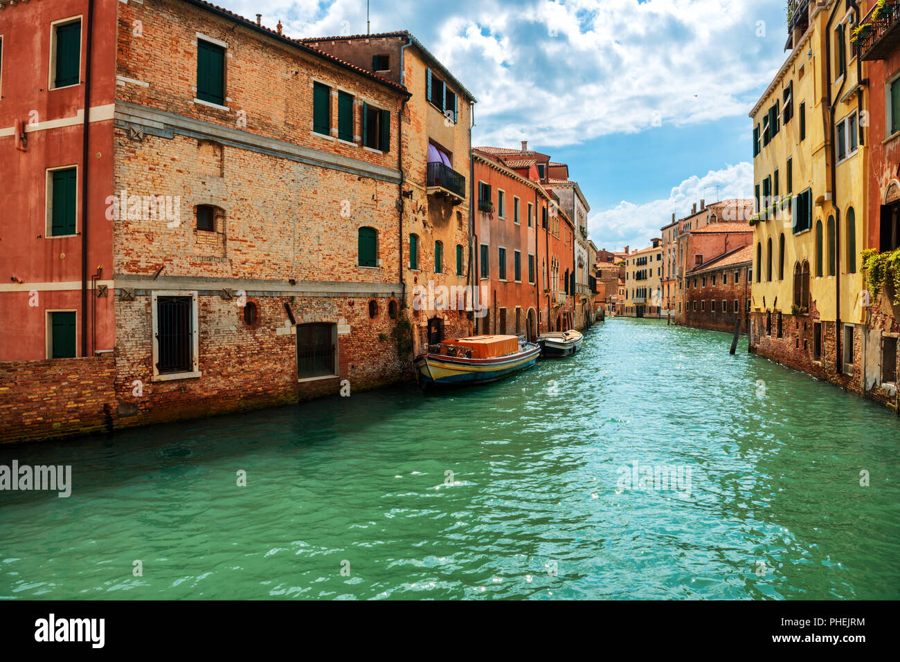 Grand Canal de Venise, Italie Banque D'Images