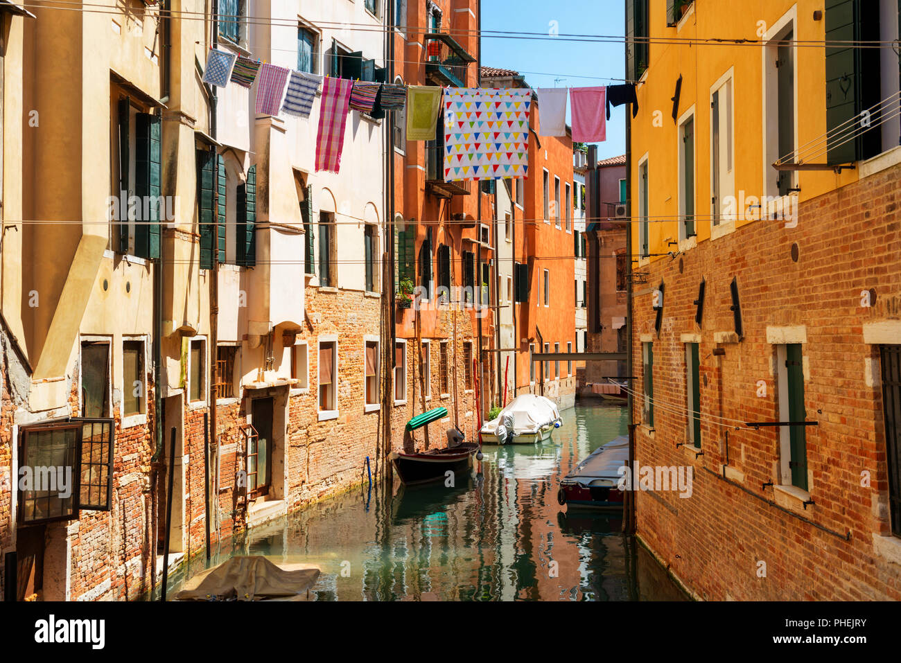 Grand Canal de Venise, Italie Banque D'Images