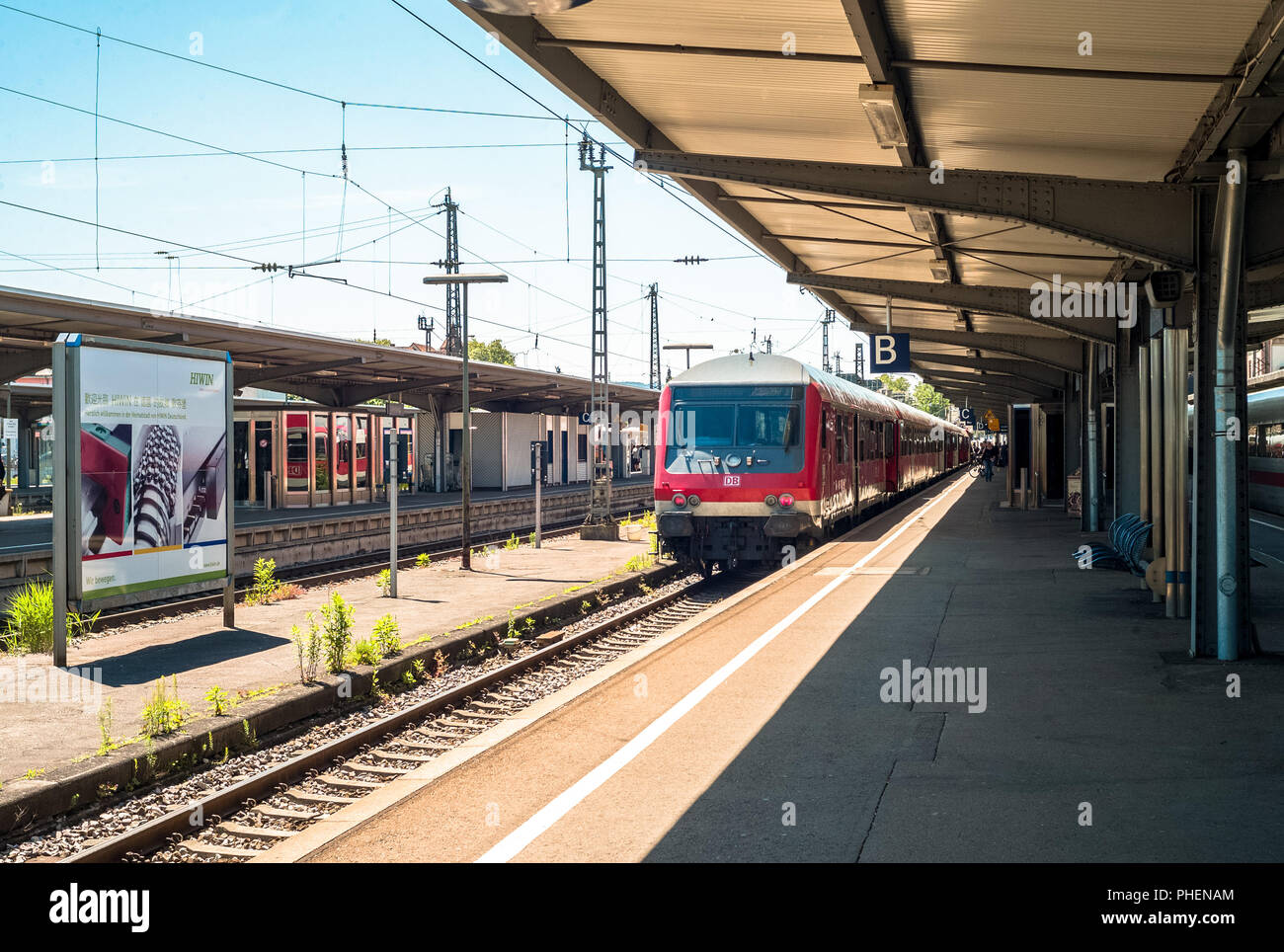 Regionaltrain à Offenburg Banque D'Images