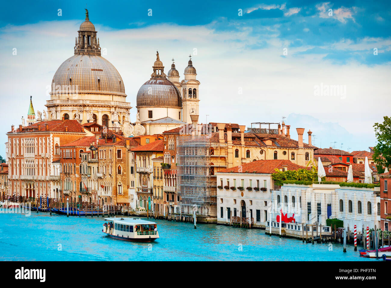Grand Canal de Venise, Italie Banque D'Images