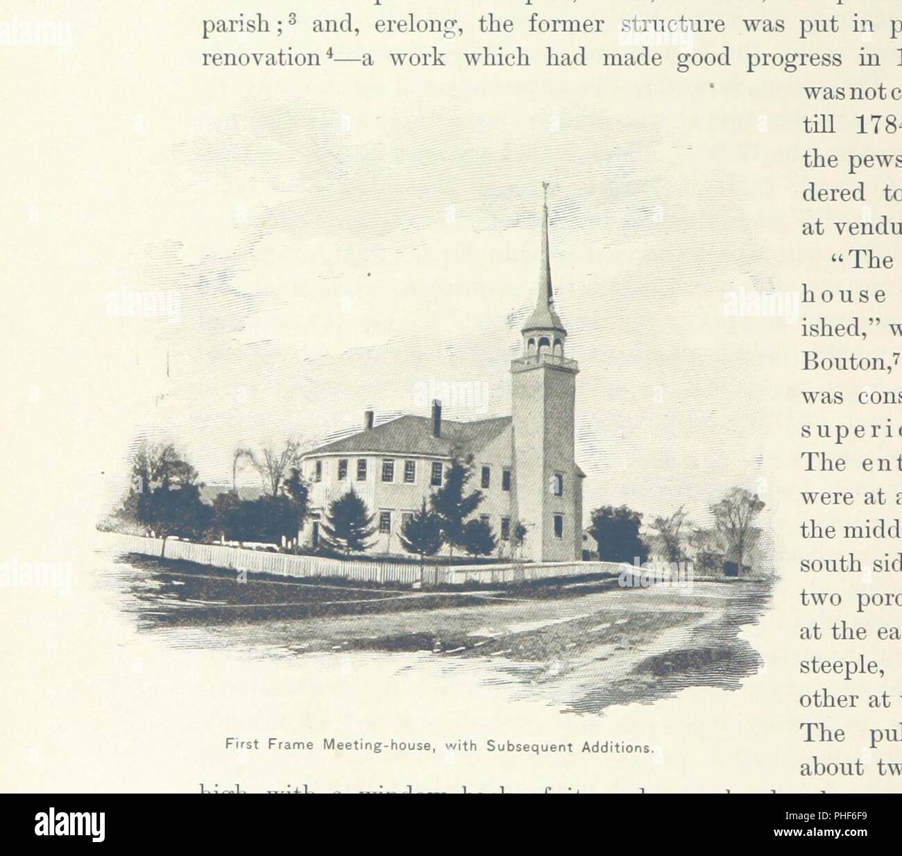 Libre à partir de la page 294 de "Histoire de Concord, New Hampshire, à partir de la subvention initiale en dix-sept cent vingt-cinq à l'ouverture du xxe siècle. Préparés sous la supervision de la Commission d'histoire de la ville. 0026. Banque D'Images