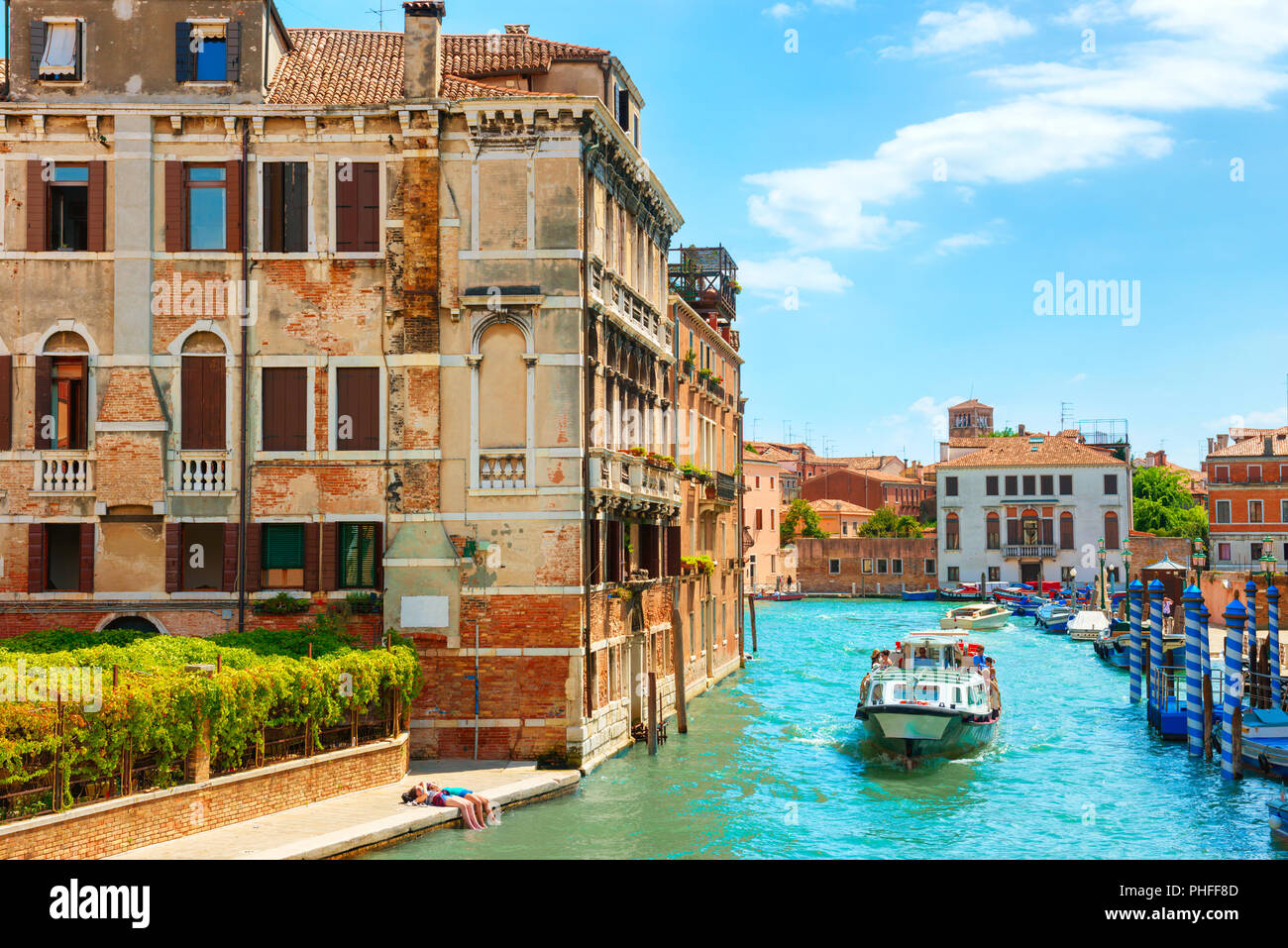Grand Canal à Venise Banque D'Images
