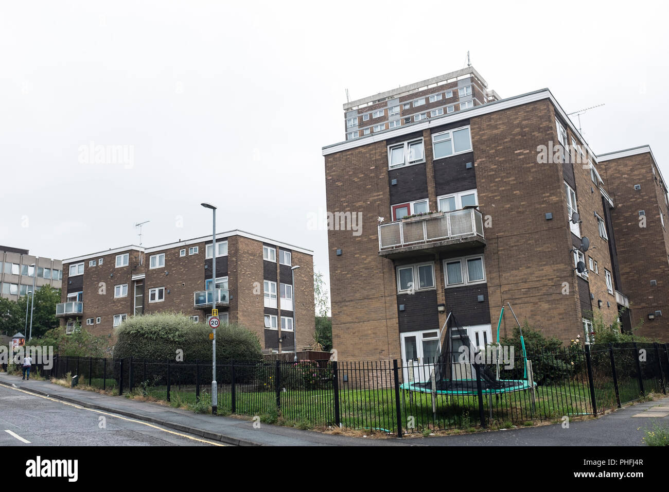 Certains boîtiers conseil local dans le quartier de woodhouse Leeds le logement social est une méthode de tenure par laquelle l'accueil est posse Banque D'Images