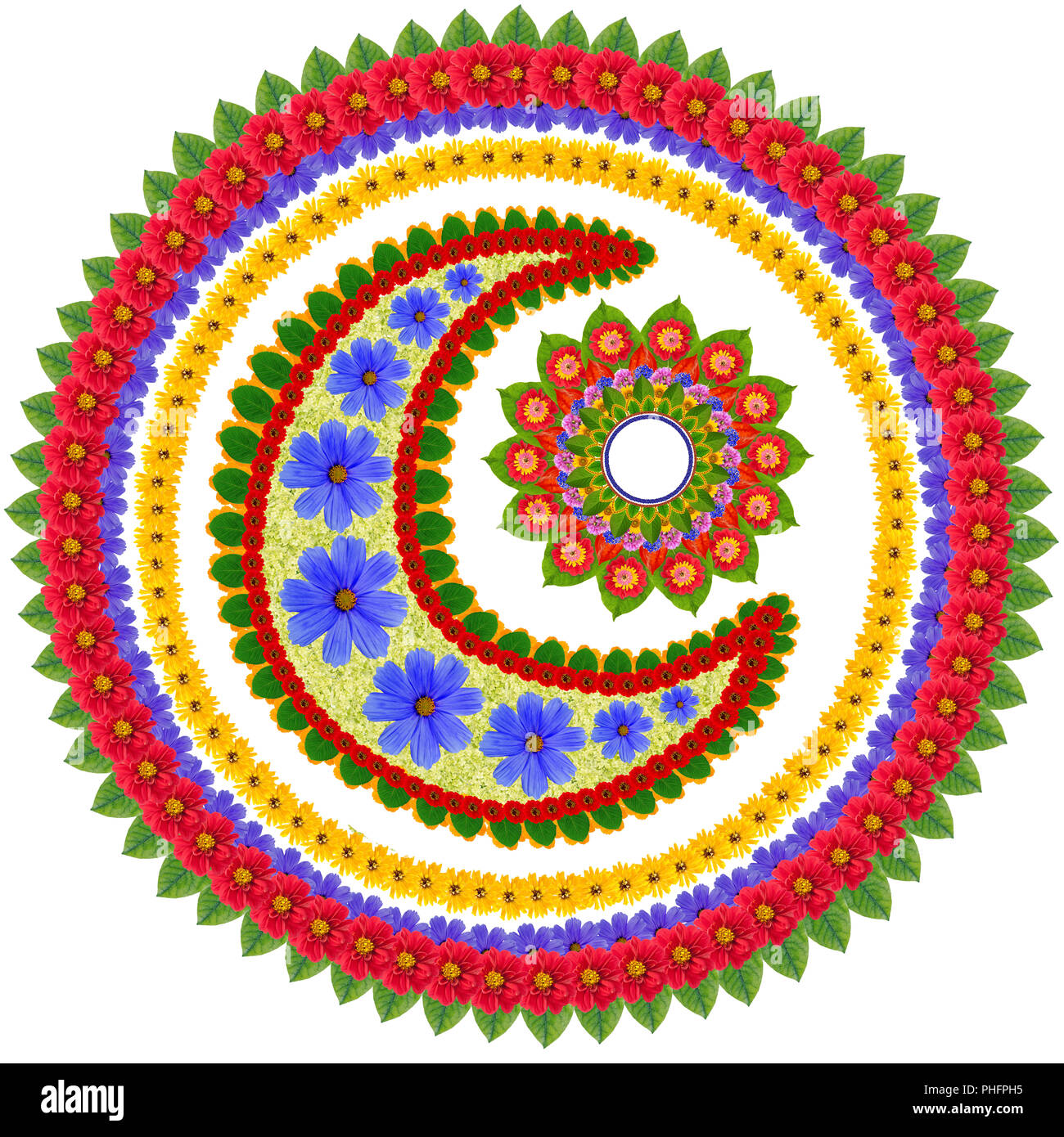 Nouvelle Lune dans Sun Banque D'Images