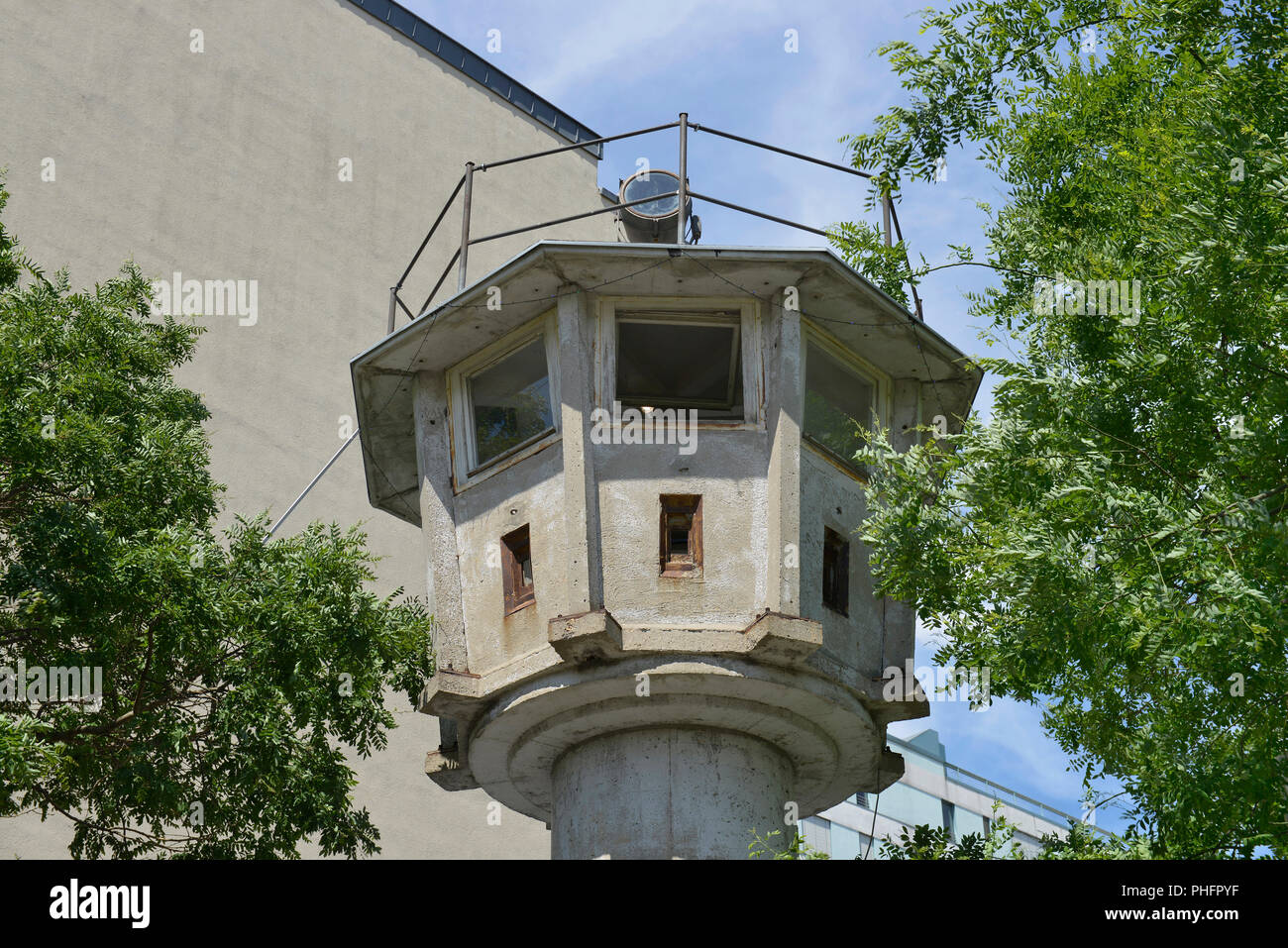 Mauerturm, rue Erna-Berger-Strasse, Mitte, Berlin, Deutschland Banque D'Images