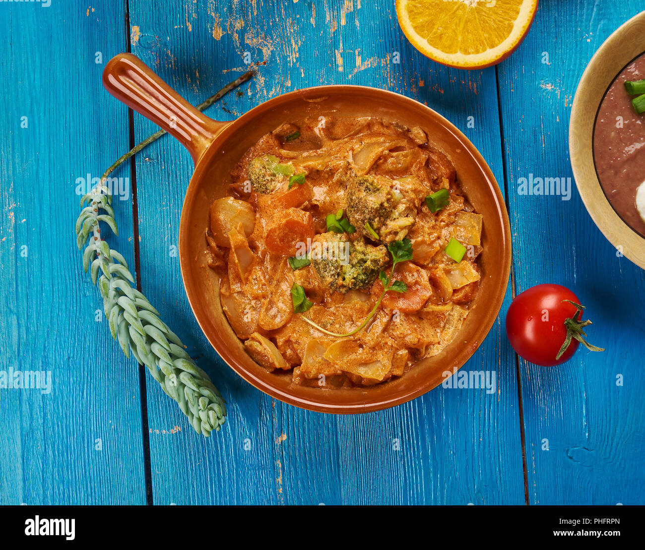Inspiré de l'Éthiopie Berbere Poulet au Curry Banque D'Images Inspiré de l'Éthiopie Berbere Poulet au Curry Banque D'Images