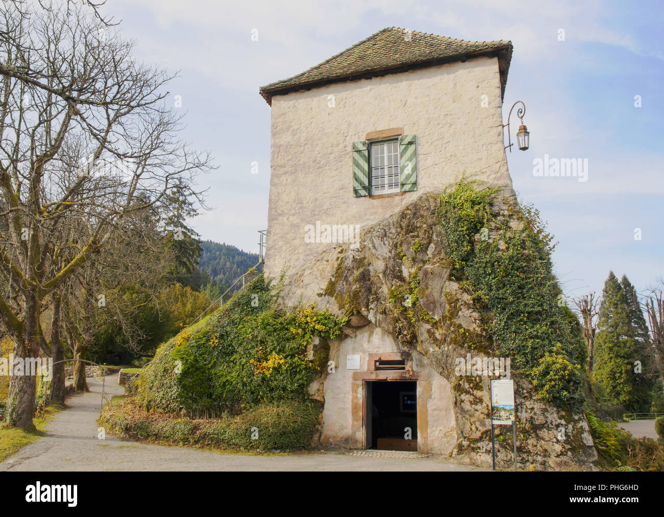 Tour Gunpowder, Hornberg Forêt Noire Banque D'Images