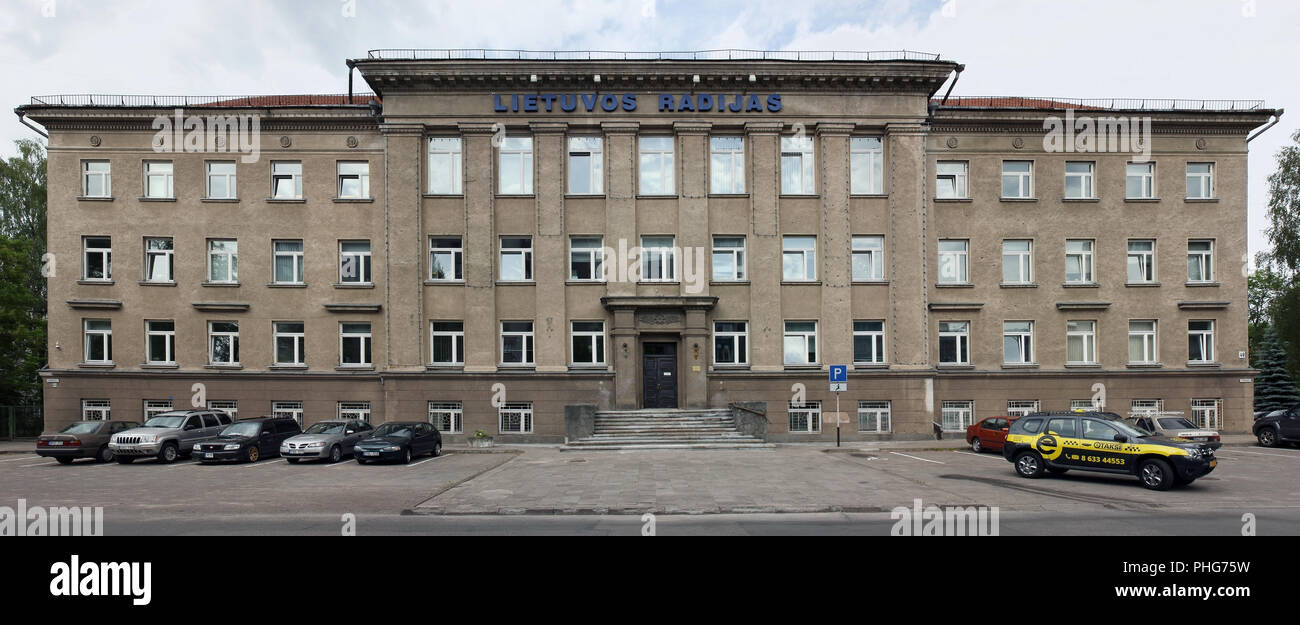 Le bureau central de l'État lituanien Radio Banque D'Images