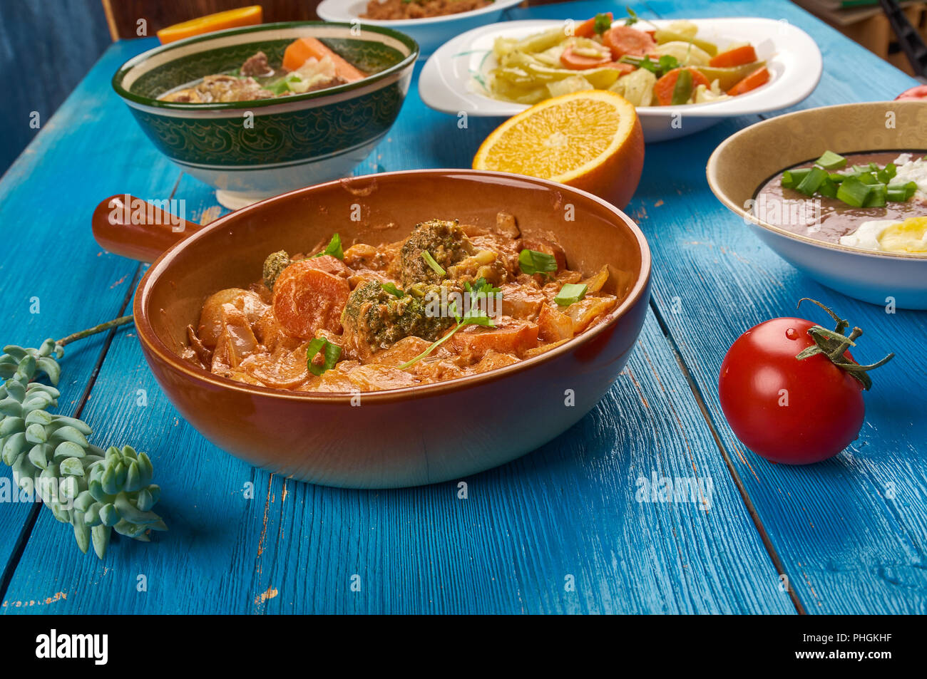 Inspiré de l'Éthiopie Berbere Poulet au Curry Banque D'Images Inspiré de l'Éthiopie Berbere Poulet au Curry Banque D'Images