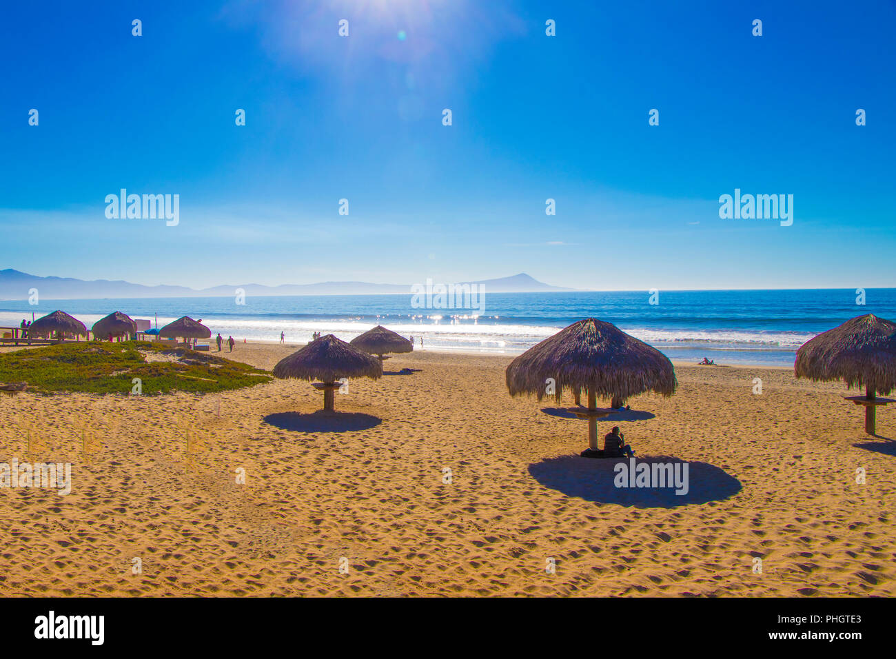 Hermosa Beach Ensenada Banque D'Images