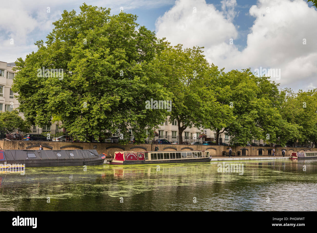 La petite Venise, Londres, Angleterre, Royaume-Uni Banque D'Images