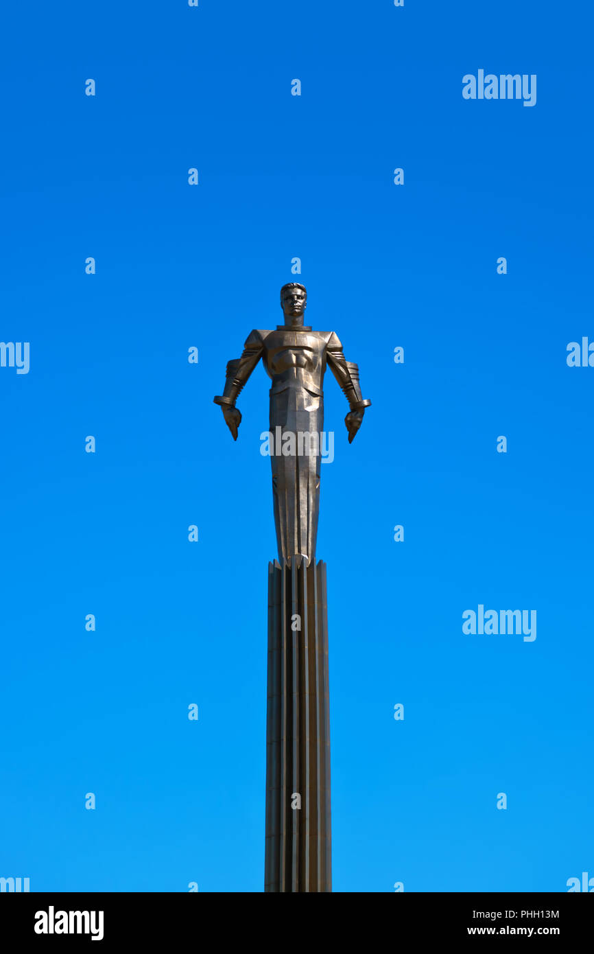 Yuri Gagarin monument - Moscou Russie Banque D'Images