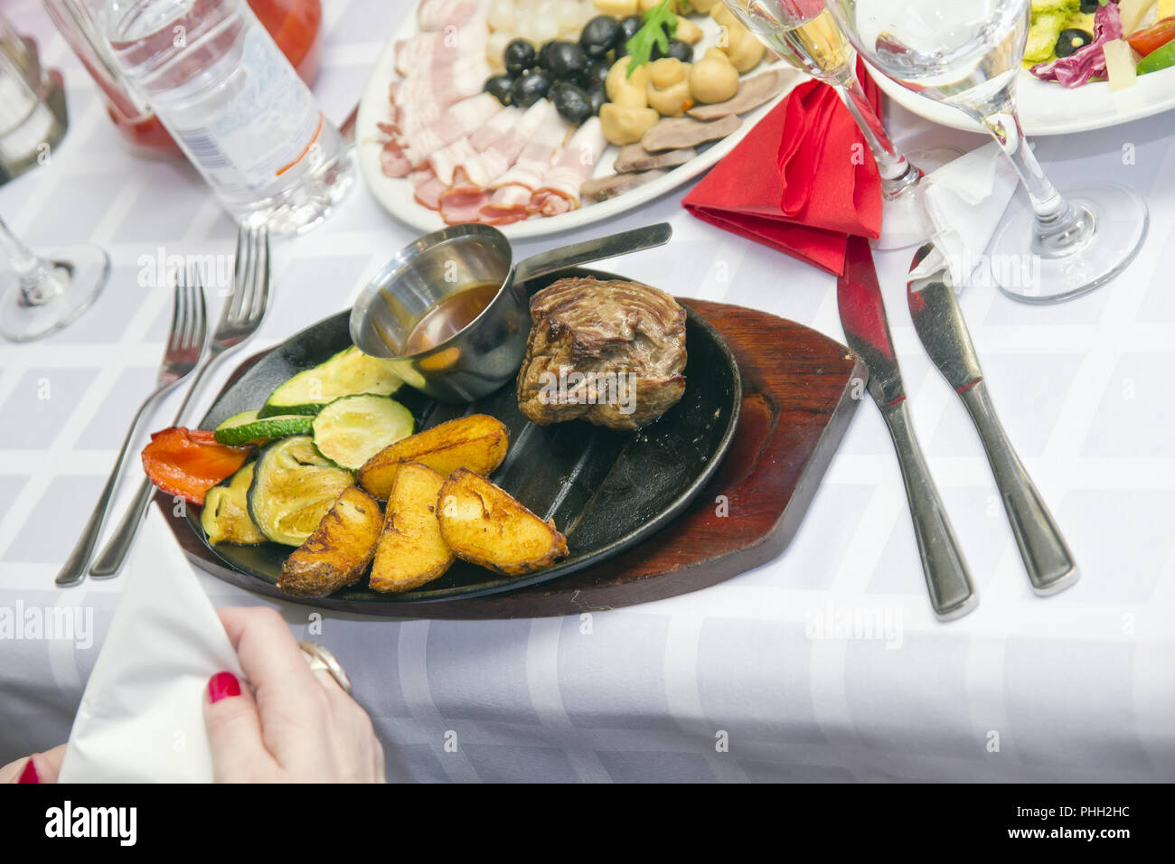 Restaurant style instantané photo Banque D'Images