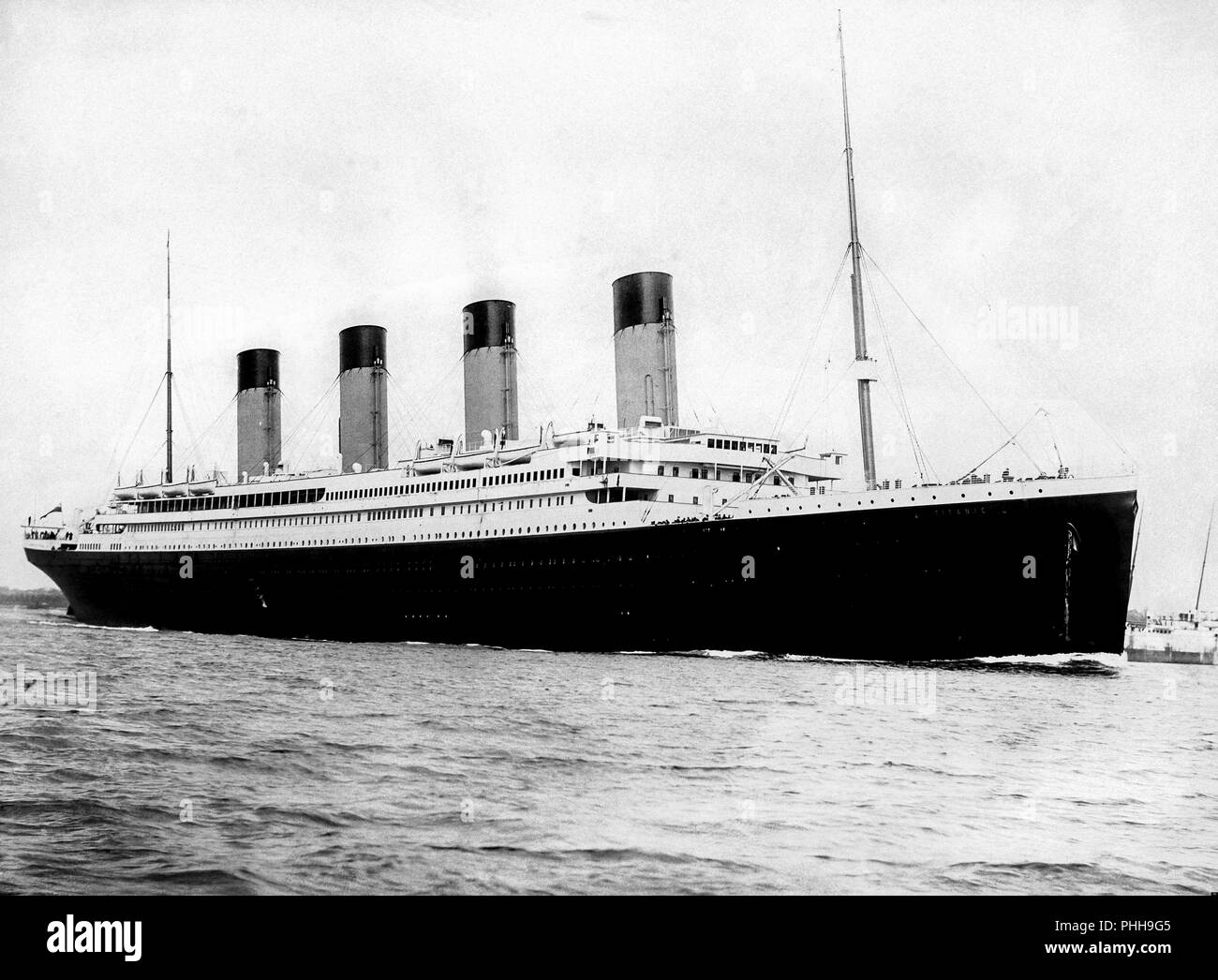 RMS Titanic, l'année 1912 Banque D'Images