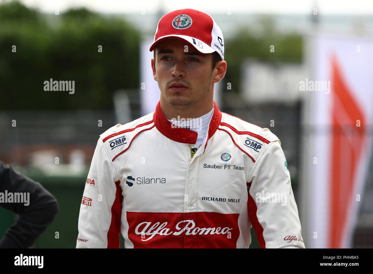 Monza, Italie. 1e Septembre 2018. Charles Leclerc De Monaco Et.