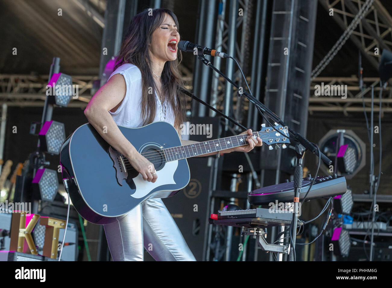 Brighton, Angleterre. 1e septembre 2018 KT Tunstall,situés au sud de l'Angleterre, l'Event Center ,Ardingly, Angleterre.© Jason Richardson / Alamy Live News Banque D'Images