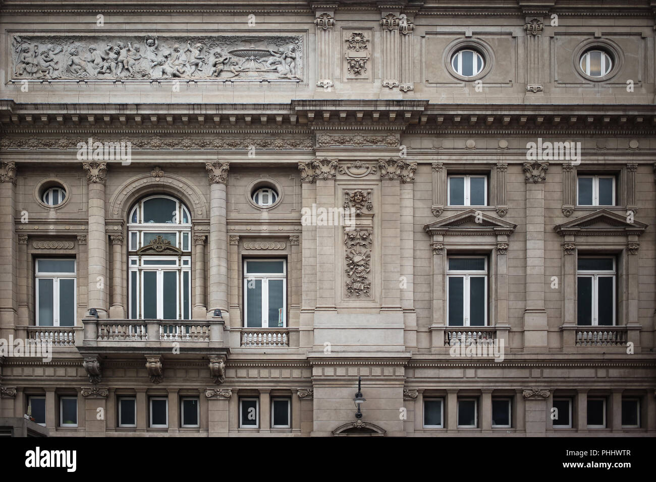 Façade Teatro Colon à Buenos Aires, Argentine Banque D'Images