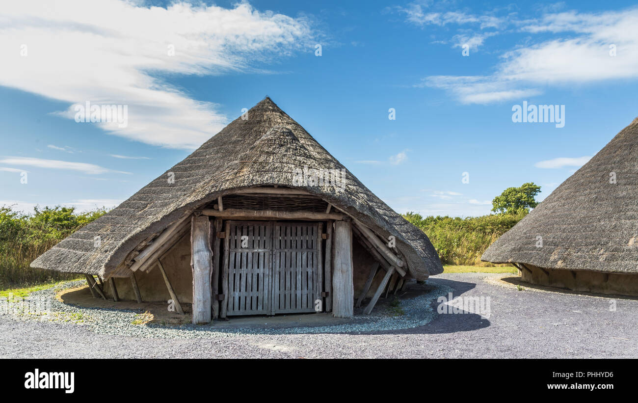 Rotondes historiques sur l'Anglesey, au Pays de Galles, Royaume-Uni Banque D'Images