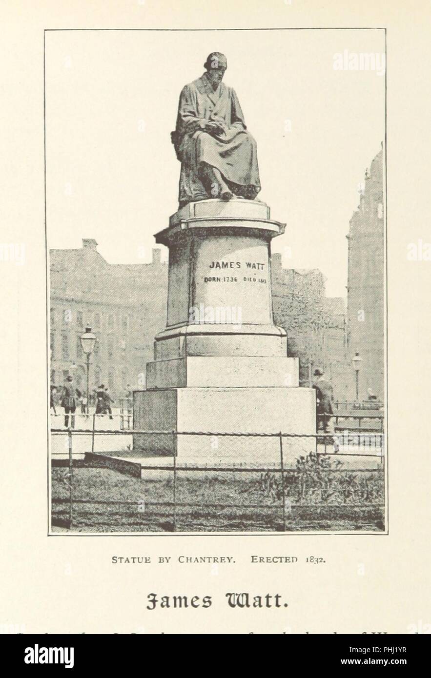 Libre à partir de la page 102 de 'George Square, Glasgow ; et la vie de ceux que ses statues commémorent, etc' . Banque D'Images