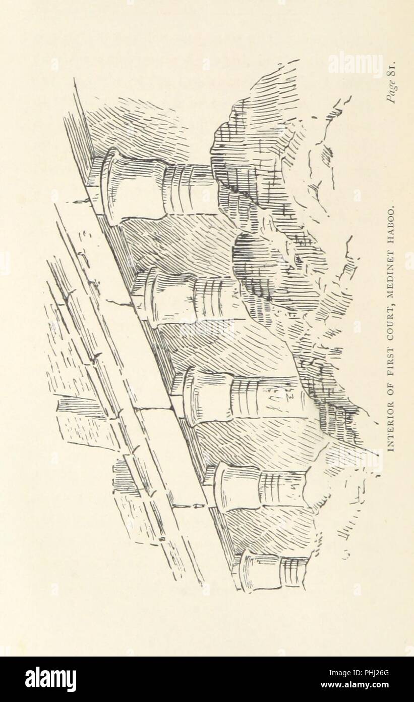 Libre à partir de la page 104 de 'Sketches à partir d'un bateau à vapeur du Nil pour l'usage des voyageurs en Egypte, etc' . Banque D'Images