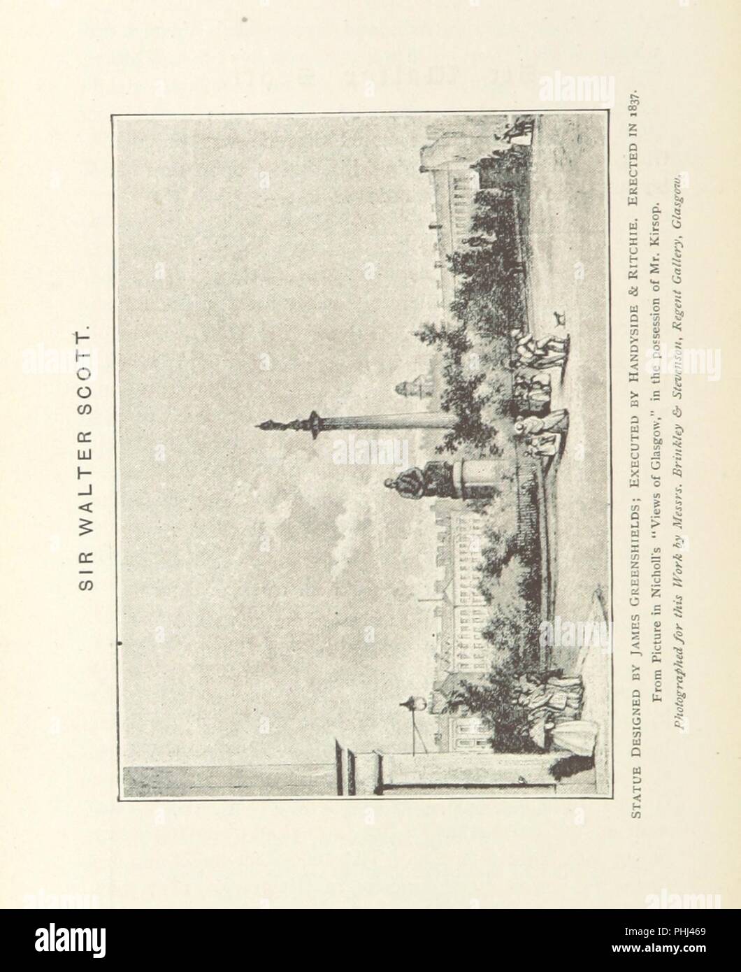Libre à partir de la page 126 de "George Square, Glasgow ; et la vie de ceux que ses statues commémorent, etc' . Banque D'Images