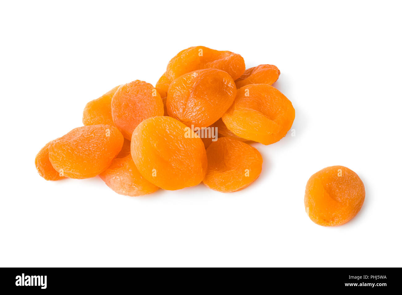 Les abricots séchés Banque D'Images