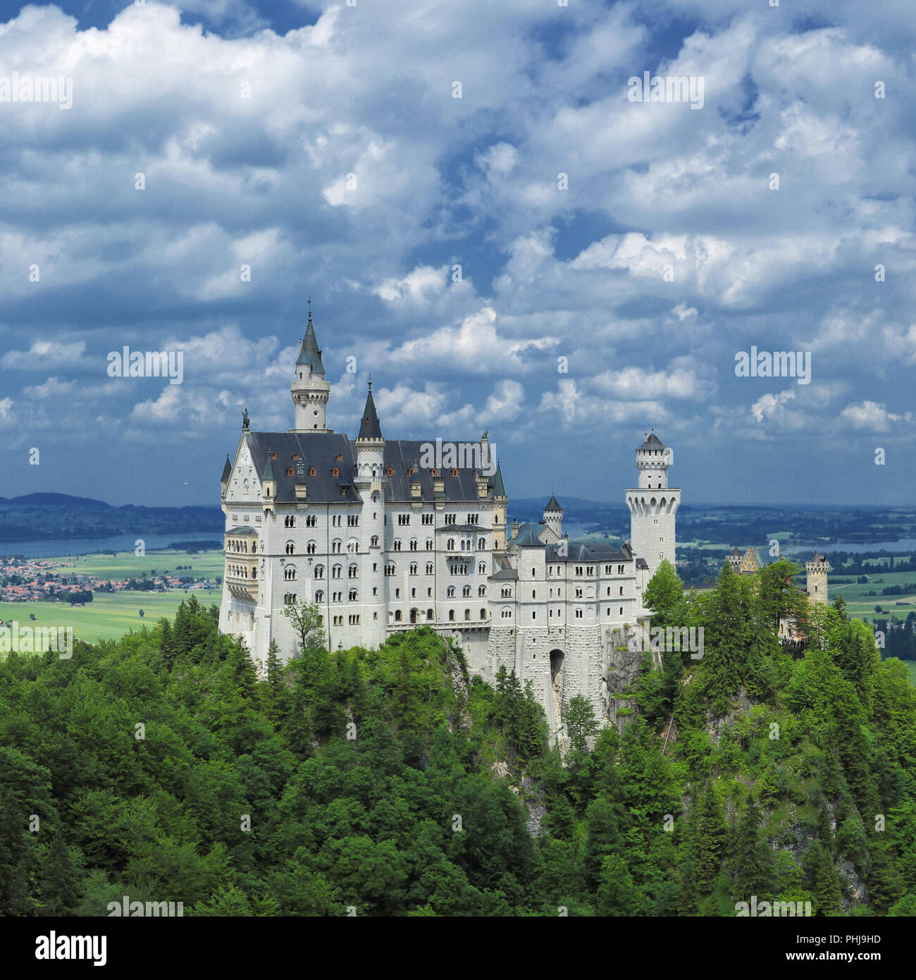 Le château de Neuschwanstein Photo Stock Alamy