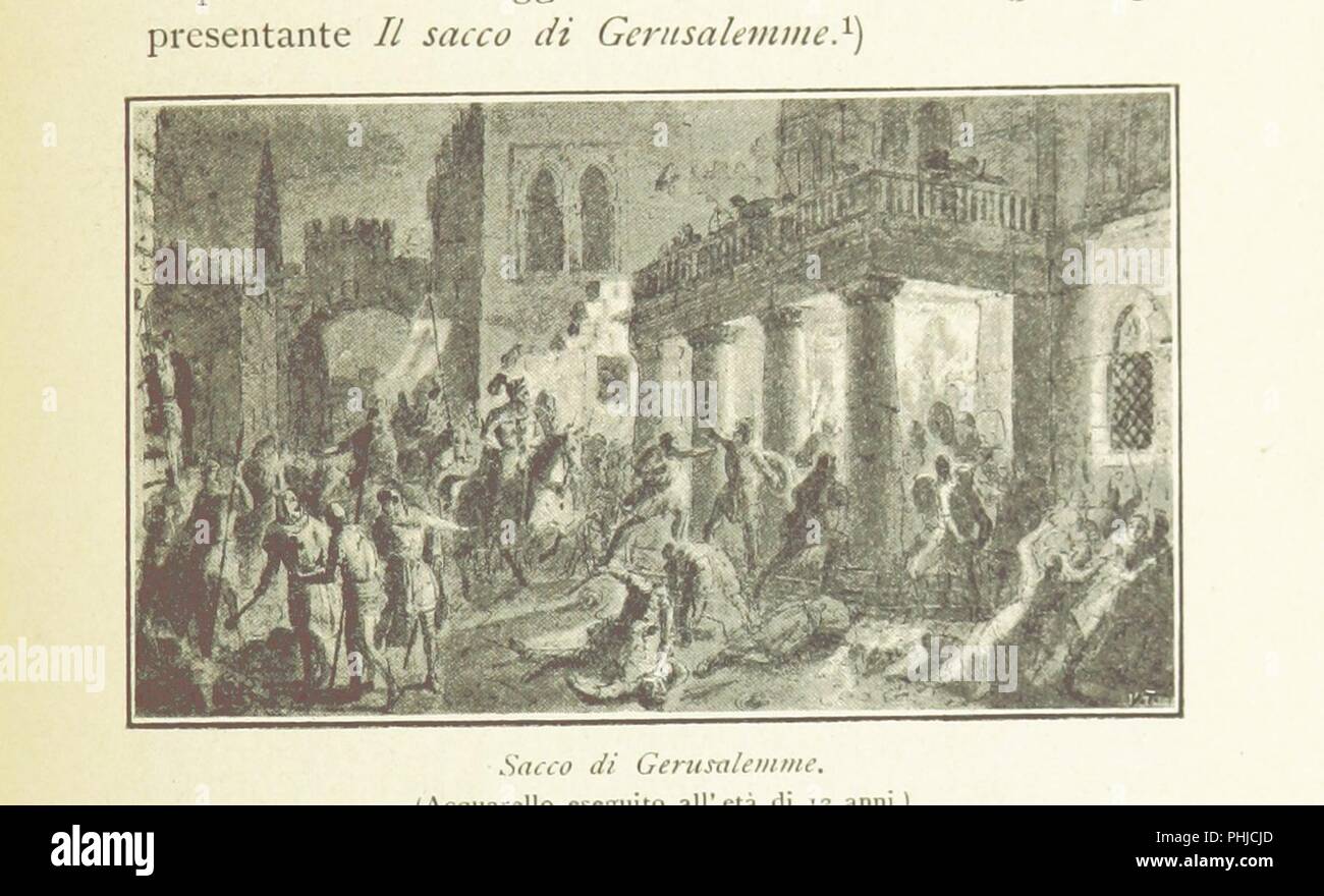 Libre à partir de la page 145 de "Tempi andati. Pagine della vita triestina, 1830-1848, etc. [de plaques.]' . Banque D'Images