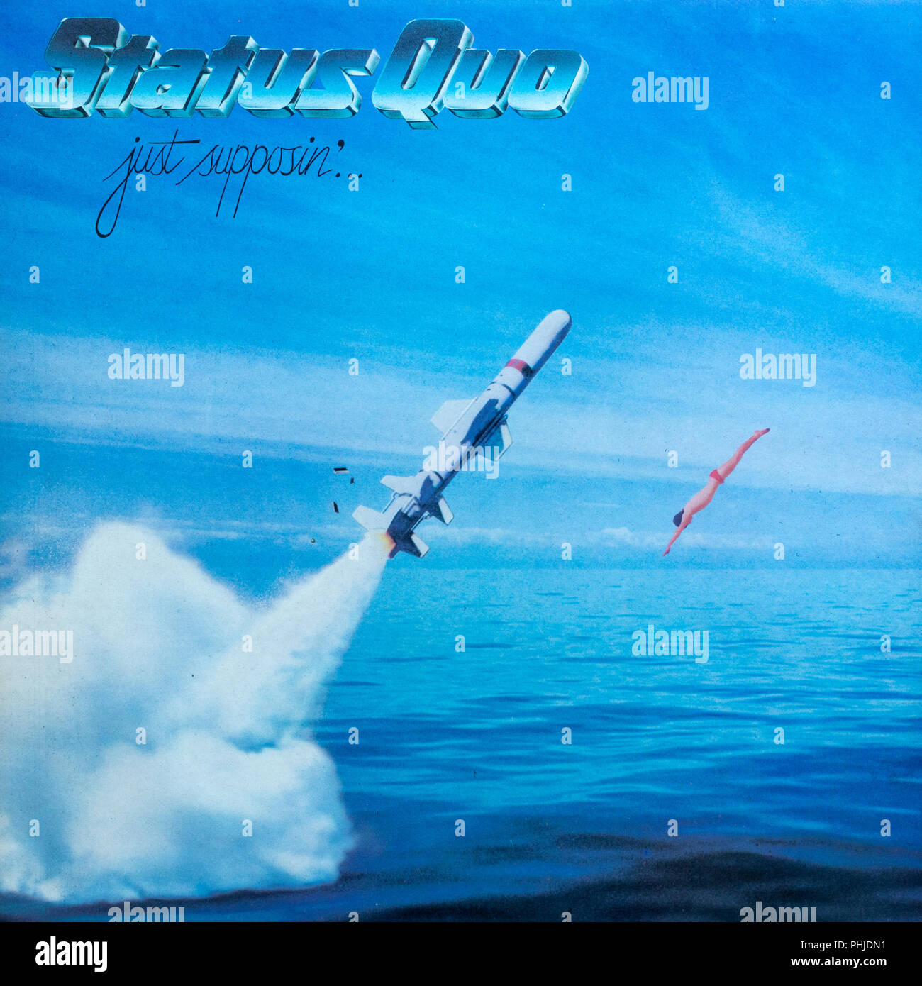 Statu Quo Supposin' couverture de l'album Banque D'Images