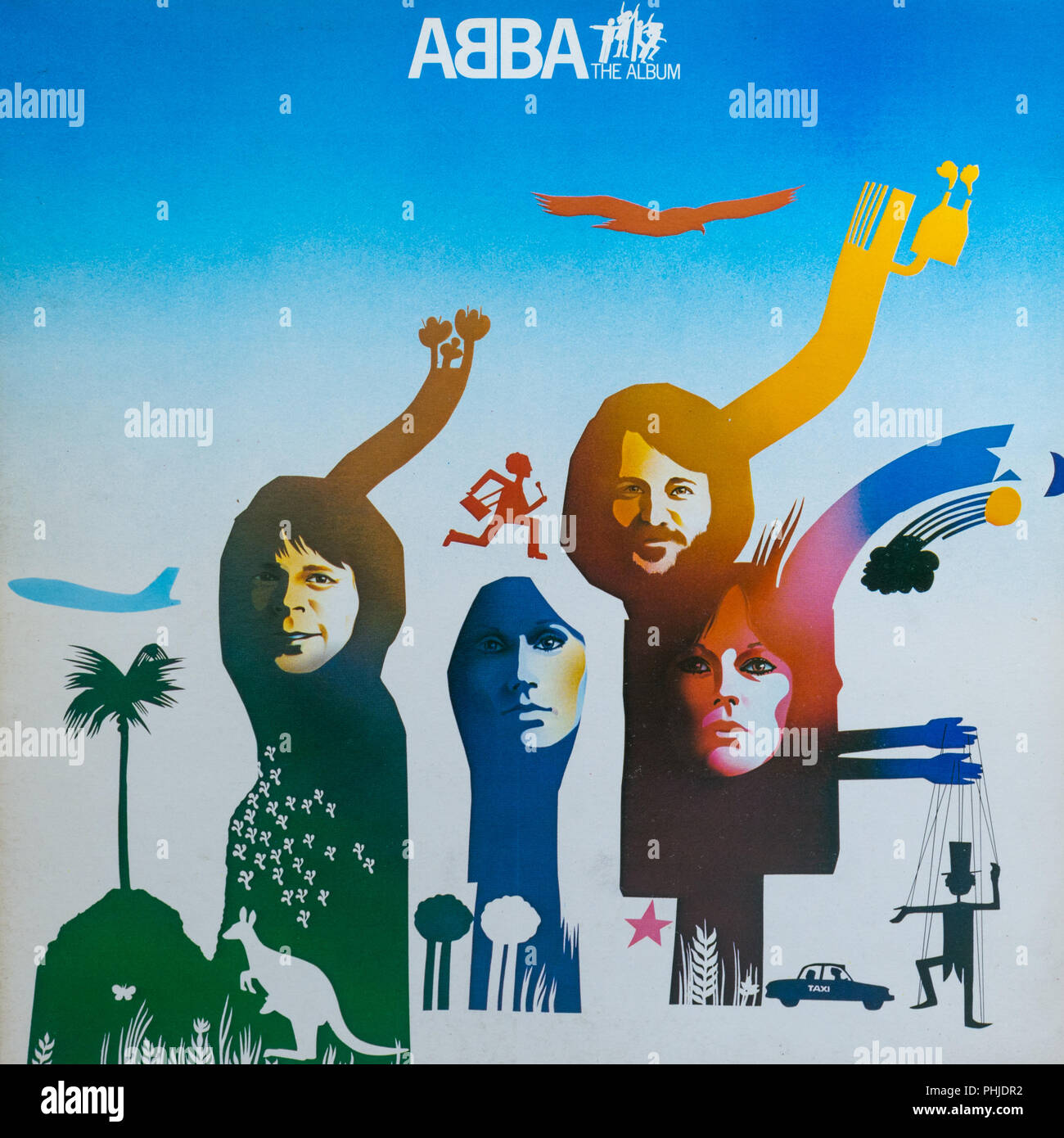 Abba - l'album - couverture de l'album Banque D'Images