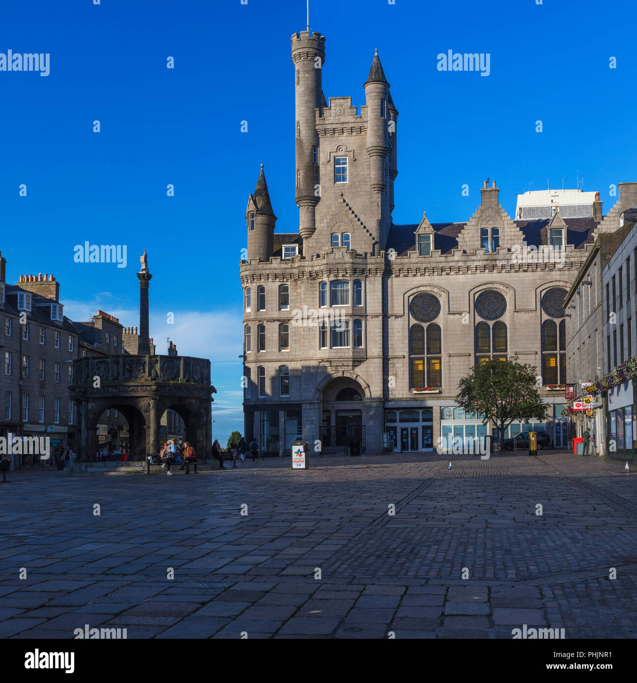 Old Town Hall, Castlegate, Aberdeen, Écosse, Royaume-Uni Banque D'Images