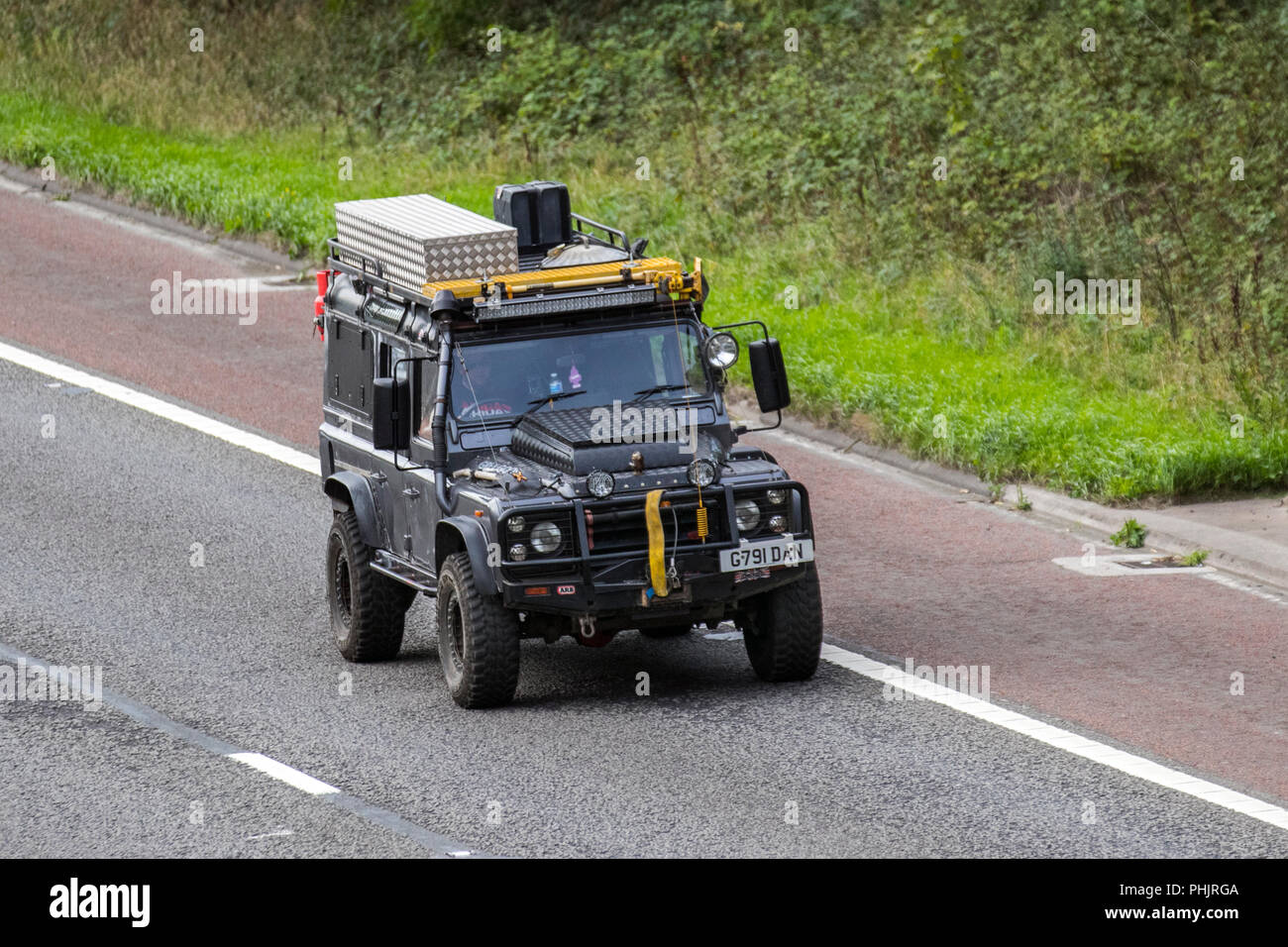 1996 90s années quatre-vingt-dix, Land Rover Vintage Expedition Leisure, British Off-Road 4x4, véhicule d'aventure tout-terrain tout-terrain tout-terrain robuste, LandRover Discovery Turbo Diesel Royaume-Uni Banque D'Images