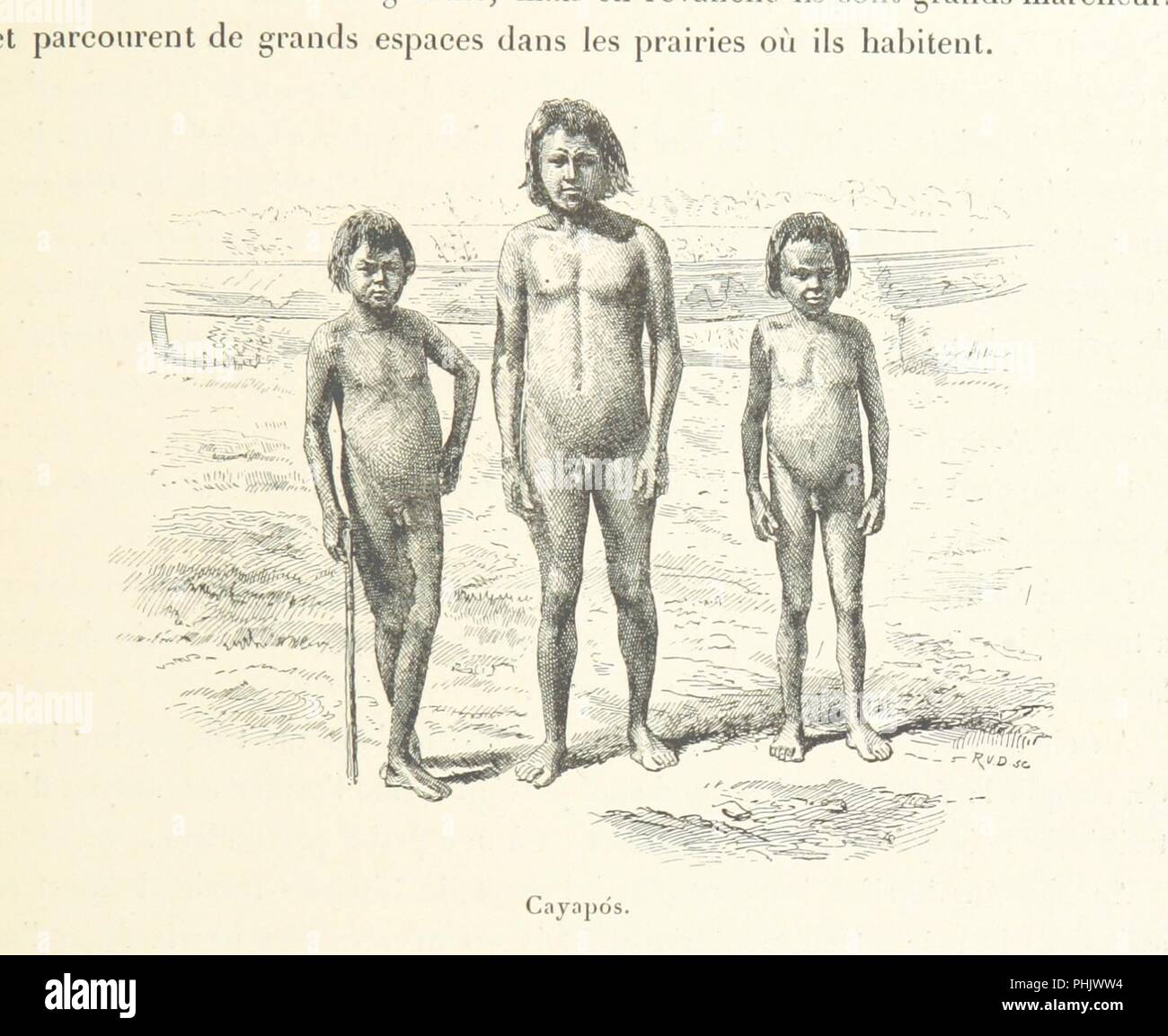 Libre à partir de la page 227 de "Voyage au Tocantins-Araguaya, 31 décembre 1896-23 mai 1897. Ouvrage illustré de 87 vignettes et d'une carte des rivières "Tocantins-Araguaya."' . Banque D'Images