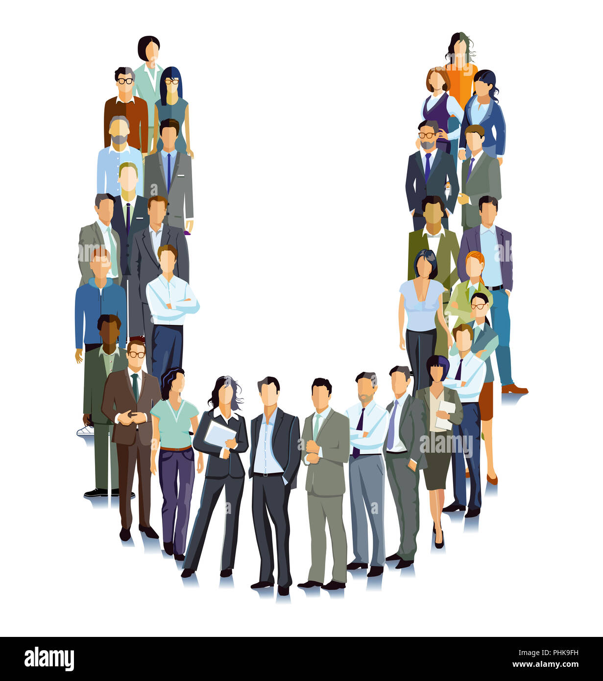 Rencontre des gens d'affaires Banque D'Images