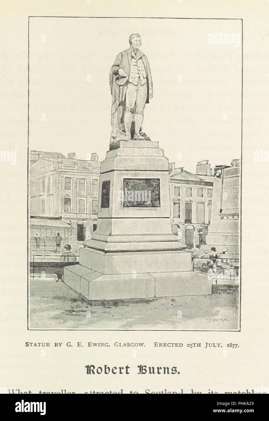 Libre à partir de la page 219 de "George Square, Glasgow ; et la vie de ceux que ses statues commémorent, etc' . Banque D'Images