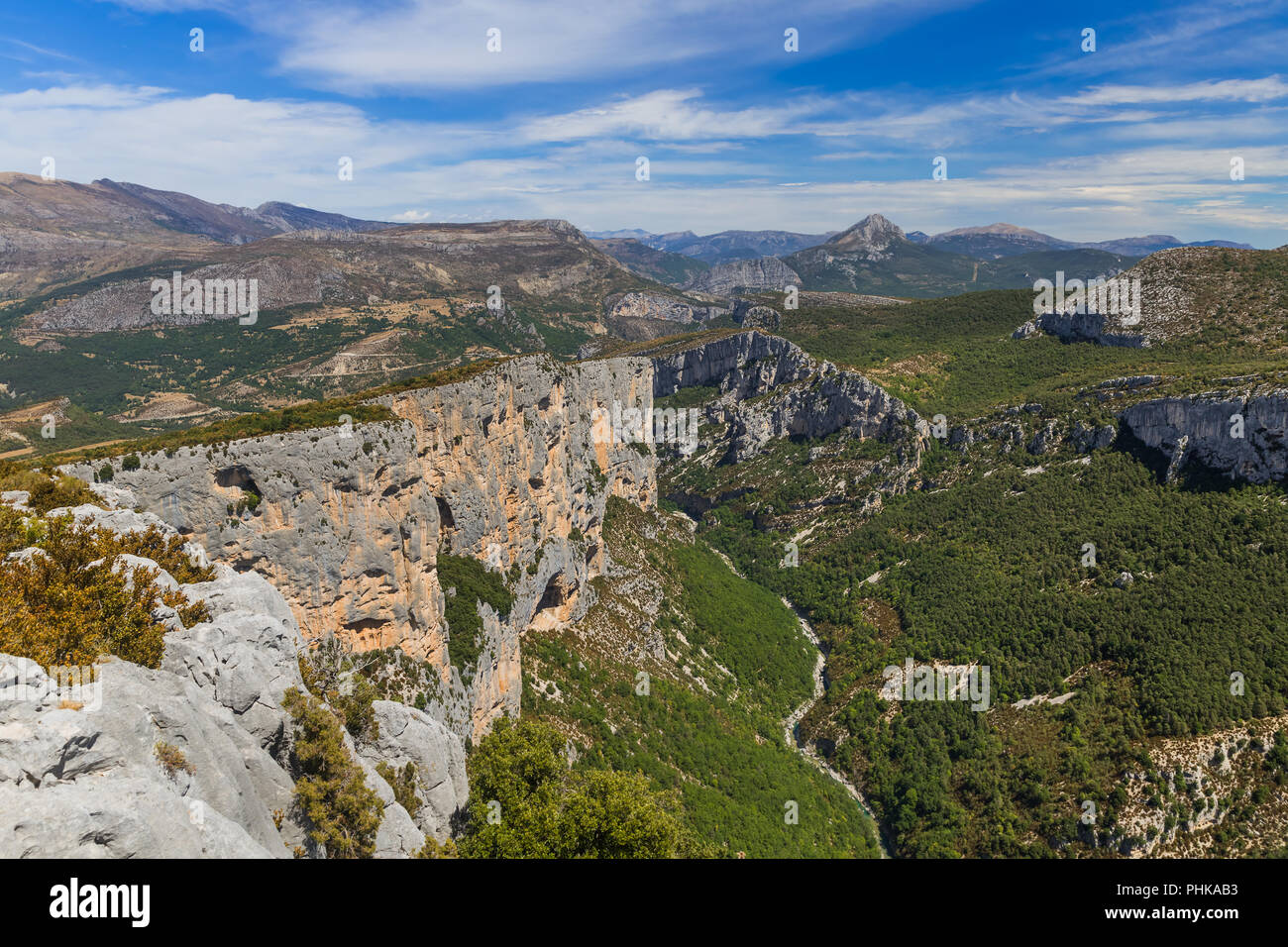 Gorges du Verdon - Provence France Banque D'Images