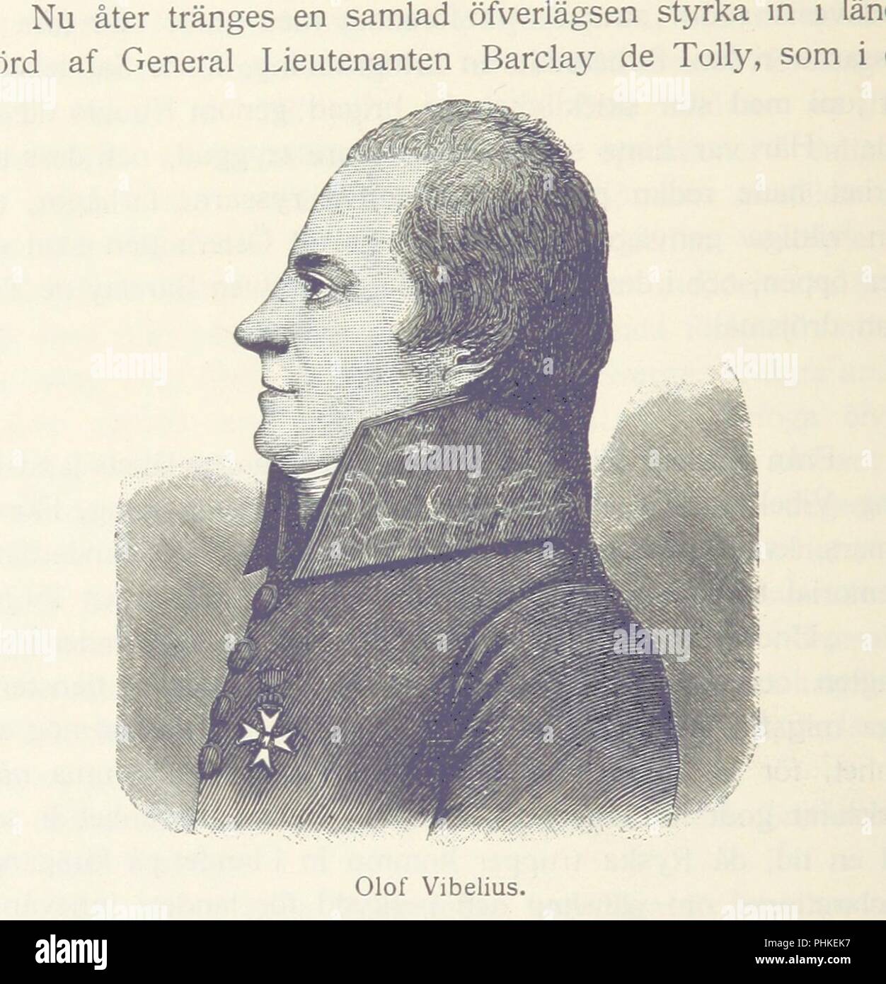 Libre à partir de la page 360 de '[Suomen sota sotilaat vuosina 1808-1809 ja Suomen.] Finska kriget Finlands och krigare 1808-1809 ... Från finskan Söderhjelm W. af. [Avec des cartes.]' . Banque D'Images