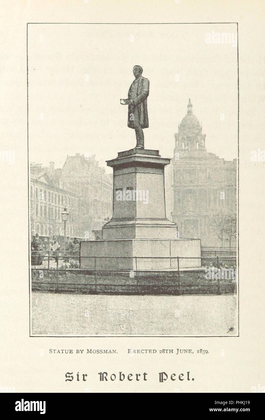 Libre à partir de la page 162 de "George Square, Glasgow ; et la vie de ceux que ses statues commémorent, etc' . Banque D'Images