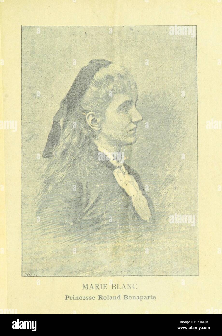 Libre à partir de la page 247 de 'Monte-Carlo. Le Prince rouge et noir (Albert Honoré Charles, Prince de Monaco) et sa cour. La nouvelle édition" . Banque D'Images