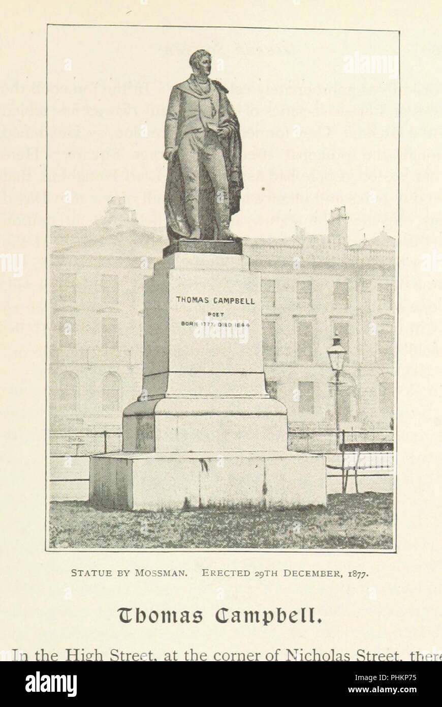 Libre à partir de la page 253 de "George Square, Glasgow ; et la vie de ceux que ses statues commémorent, etc' . Banque D'Images