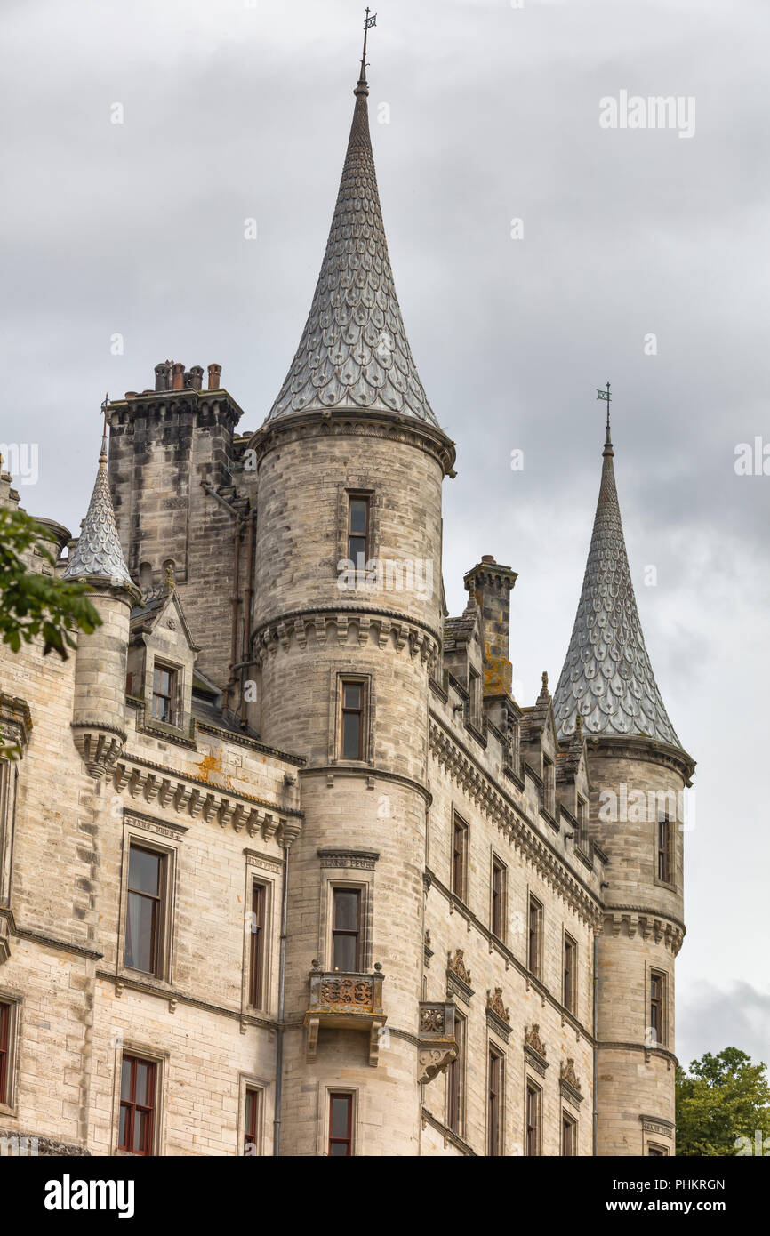 Dunrobin castle, Sutherland, Scotland, UK Banque D'Images