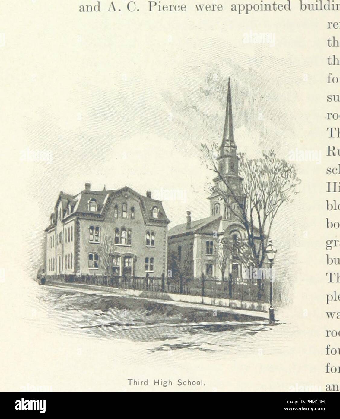 Libre à partir de la page 596 de "Histoire de Concord, New Hampshire, à partir de la subvention initiale en dix-sept cent vingt-cinq à l'ouverture du xxe siècle. Préparés sous la supervision de la Commission d'histoire de la ville. 0091. Banque D'Images