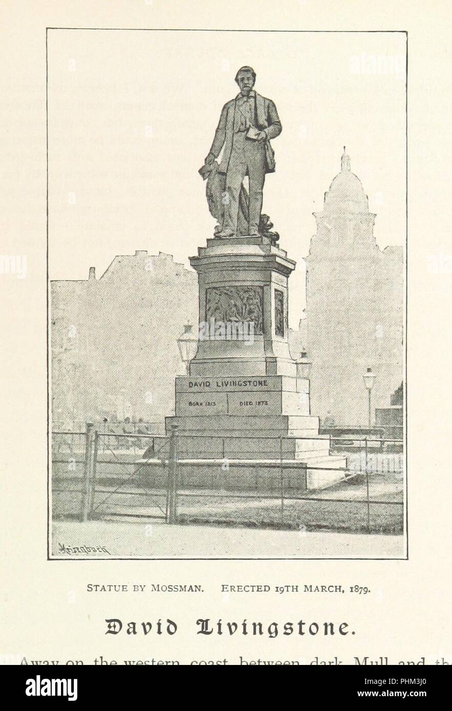 Libre à partir de la page 275 de "George Square, Glasgow ; et la vie de ceux que ses statues commémorent, etc' . Banque D'Images