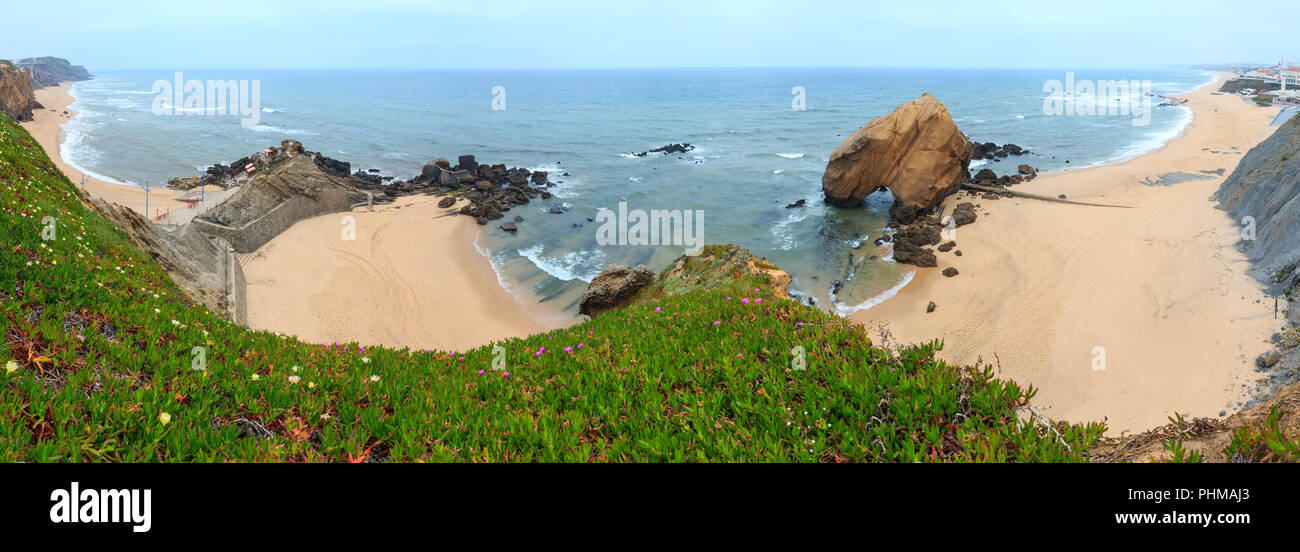 Praia do Guincho (Santa Cruz, Portugal). Banque D'Images