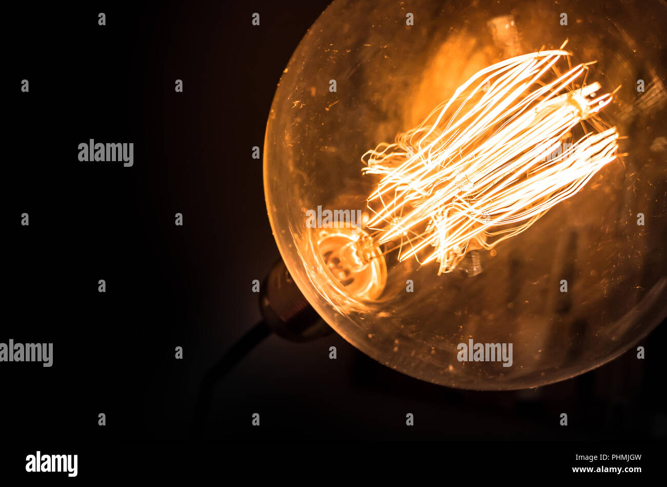 Old vintage Light bulb Banque D'Images